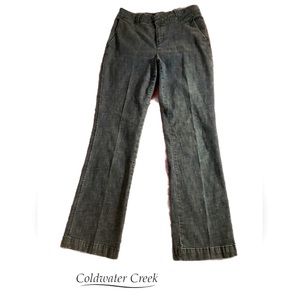Cold Water Creek! Wide Leg Flare Blue Jeans